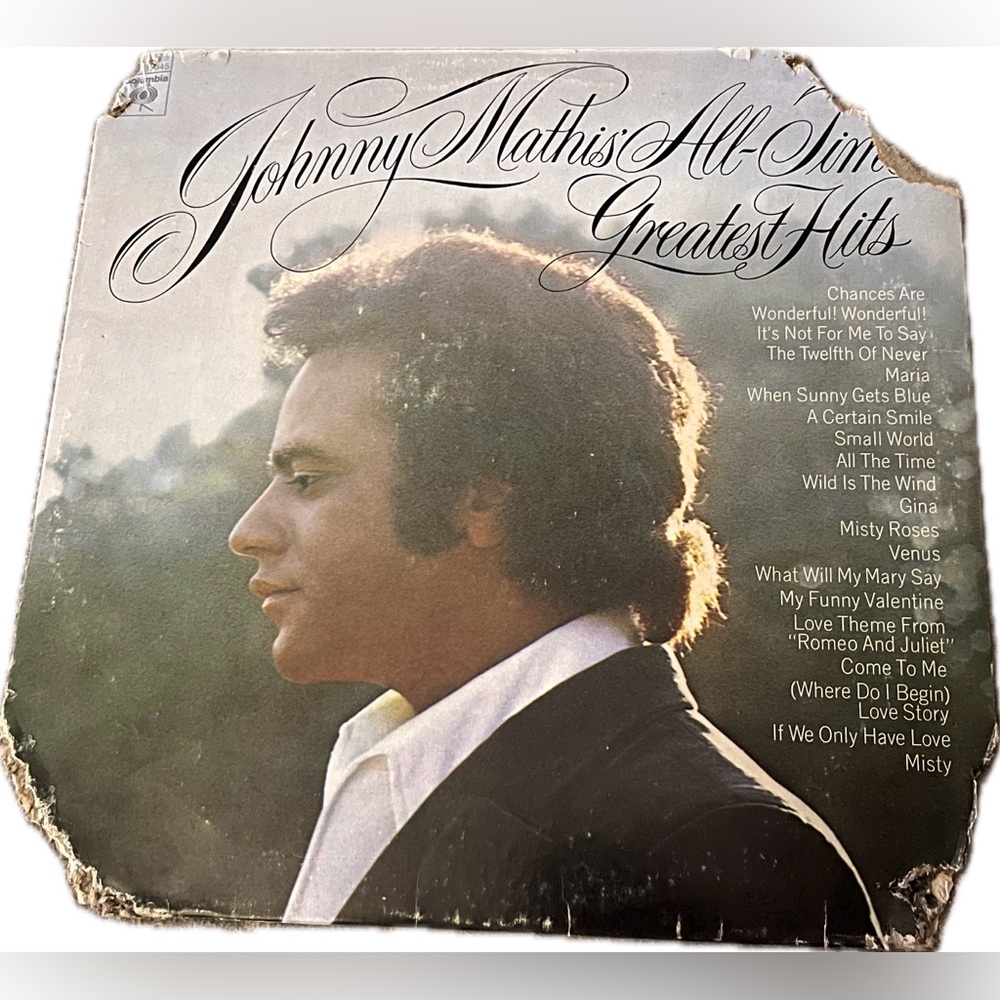 Johnny Mathis All Time Greatest Hits Vinyl Album
